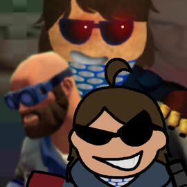 left to right: Z3R0 (Charles), Z3R0B0T, Z3R0 (Colin)